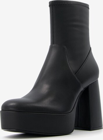 Bottines Bershka en noir : devant