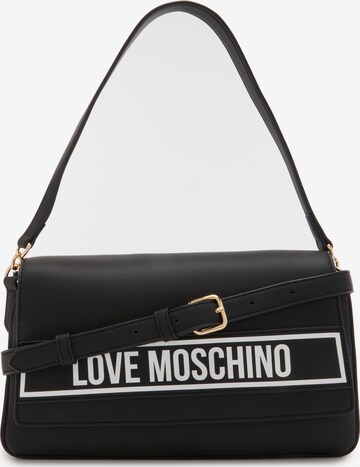 Sac à bandoulière Love Moschino en noir : devant