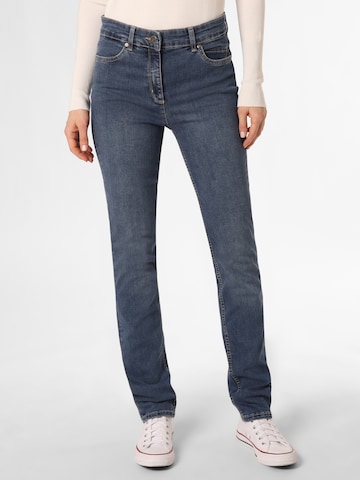 TONI Slimfit Jeans in Blauw: voorkant