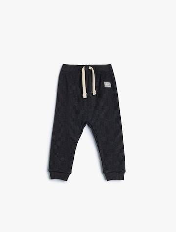 Koton Tapered Broek in Zwart: voorkant