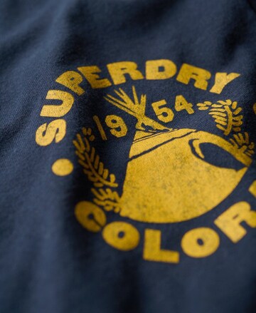 T-shirt oversize Superdry en bleu