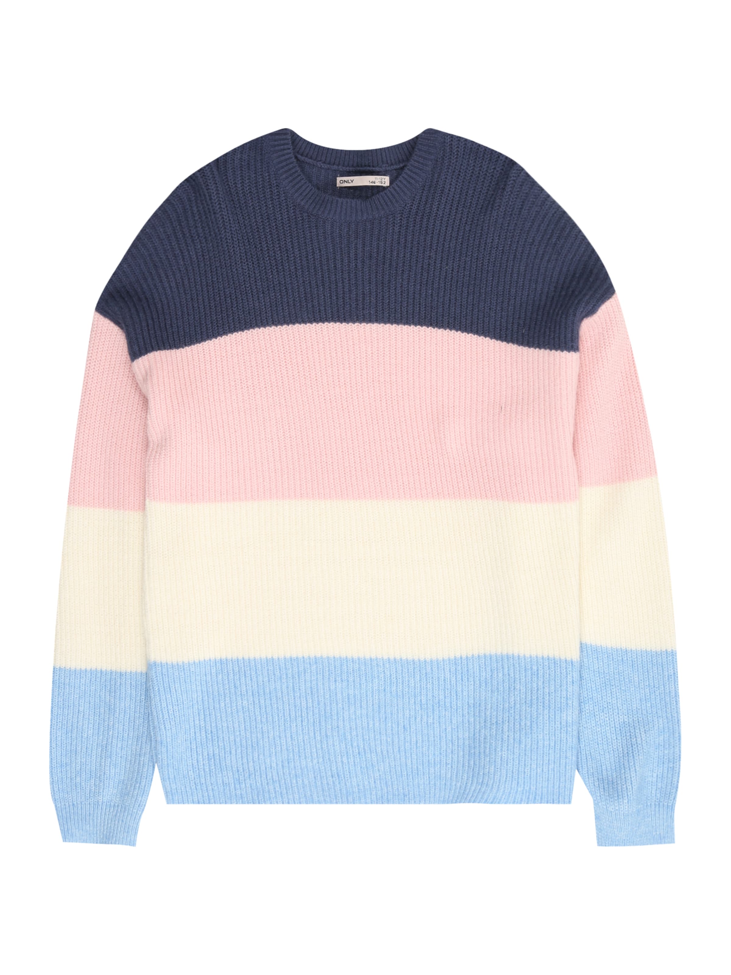 ONLY GIRLS Kampsun 'KONSANDY', värv sinine: eest vaates