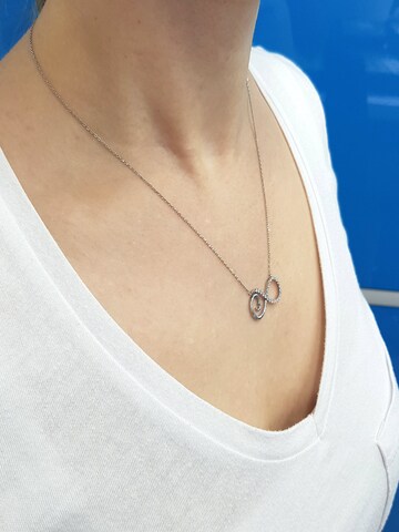 EinStein Diamant Kette‌‌‌‌‌ in Silber