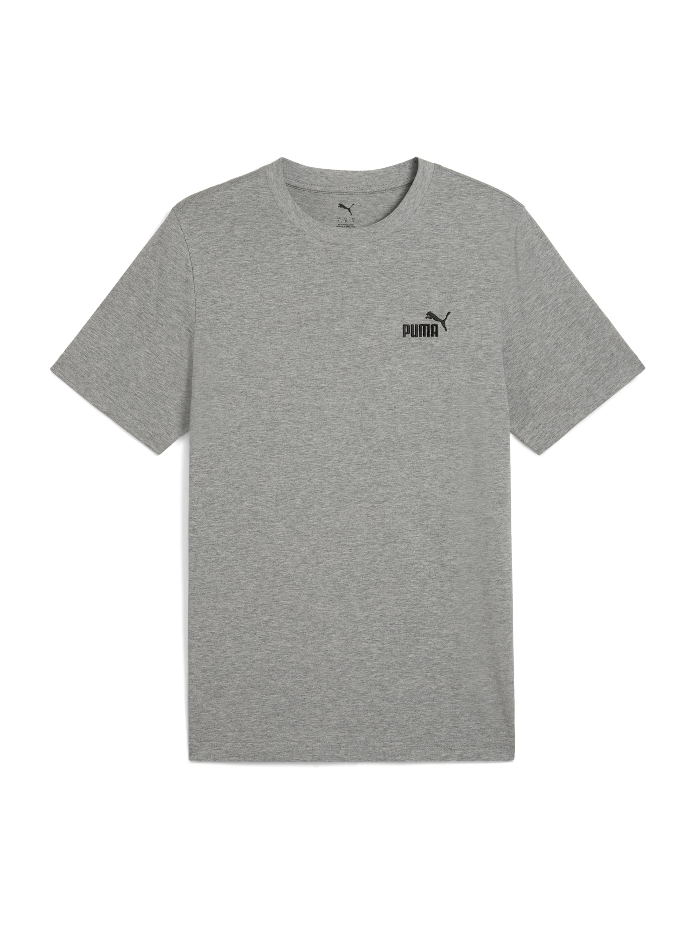 PUMA Λειτουργικό μπλουζάκι 'ESS No. 1' σε γκρι: μπροστά