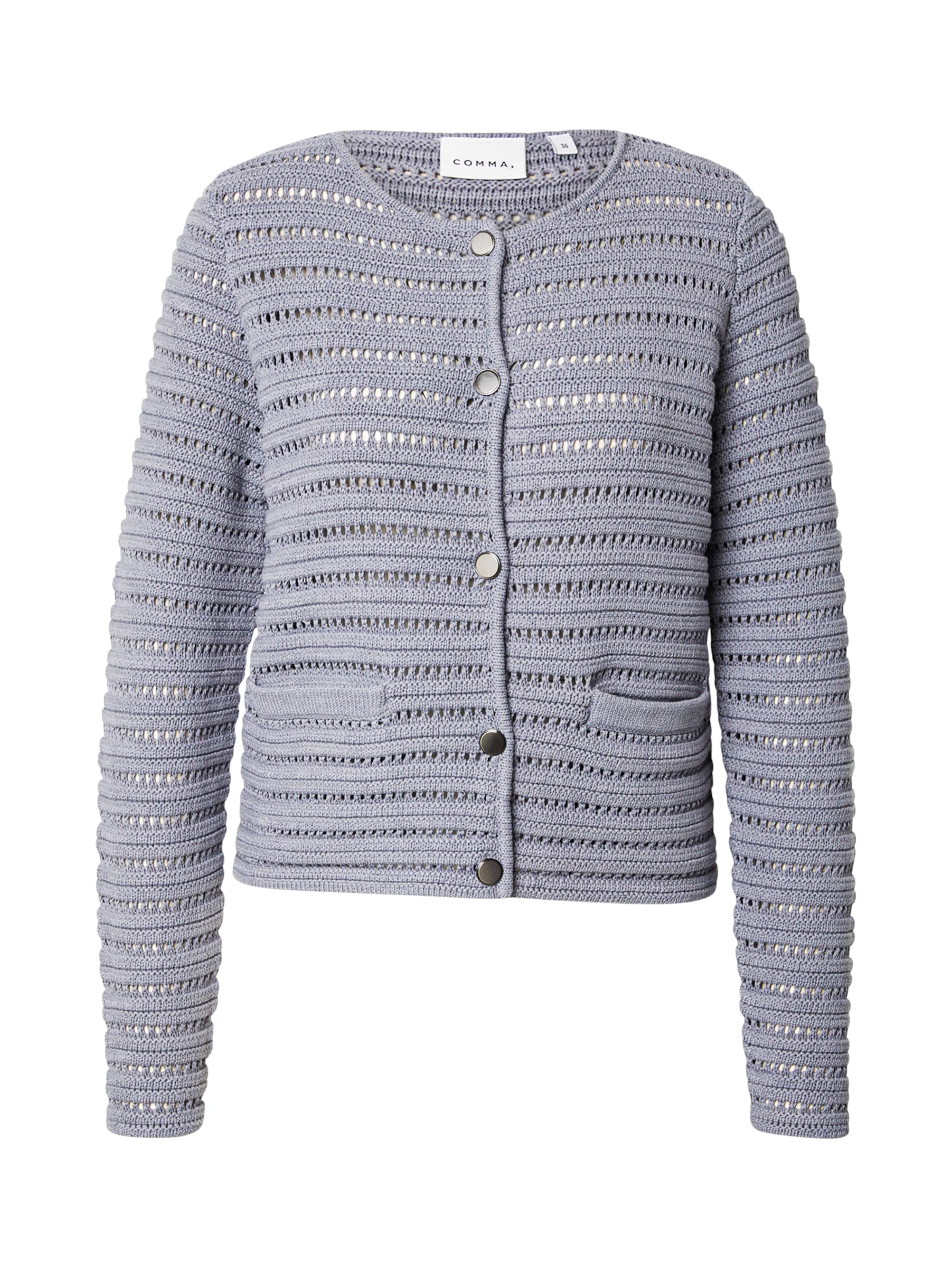 COMMA Kardigán - Sivá: predná strana