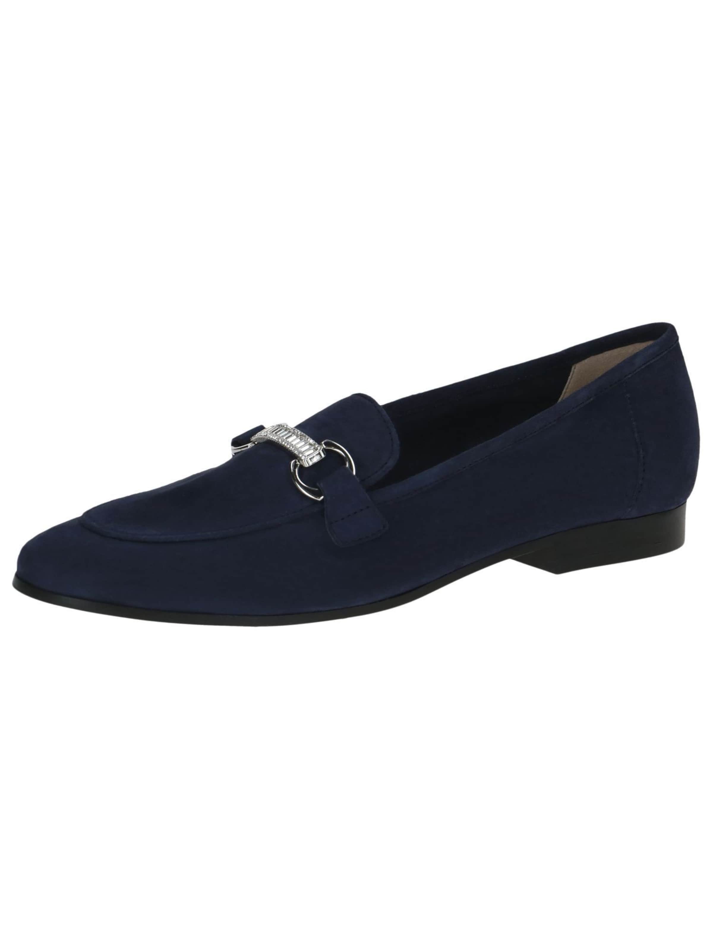 CAPRICE Classic Flats in Blue: front