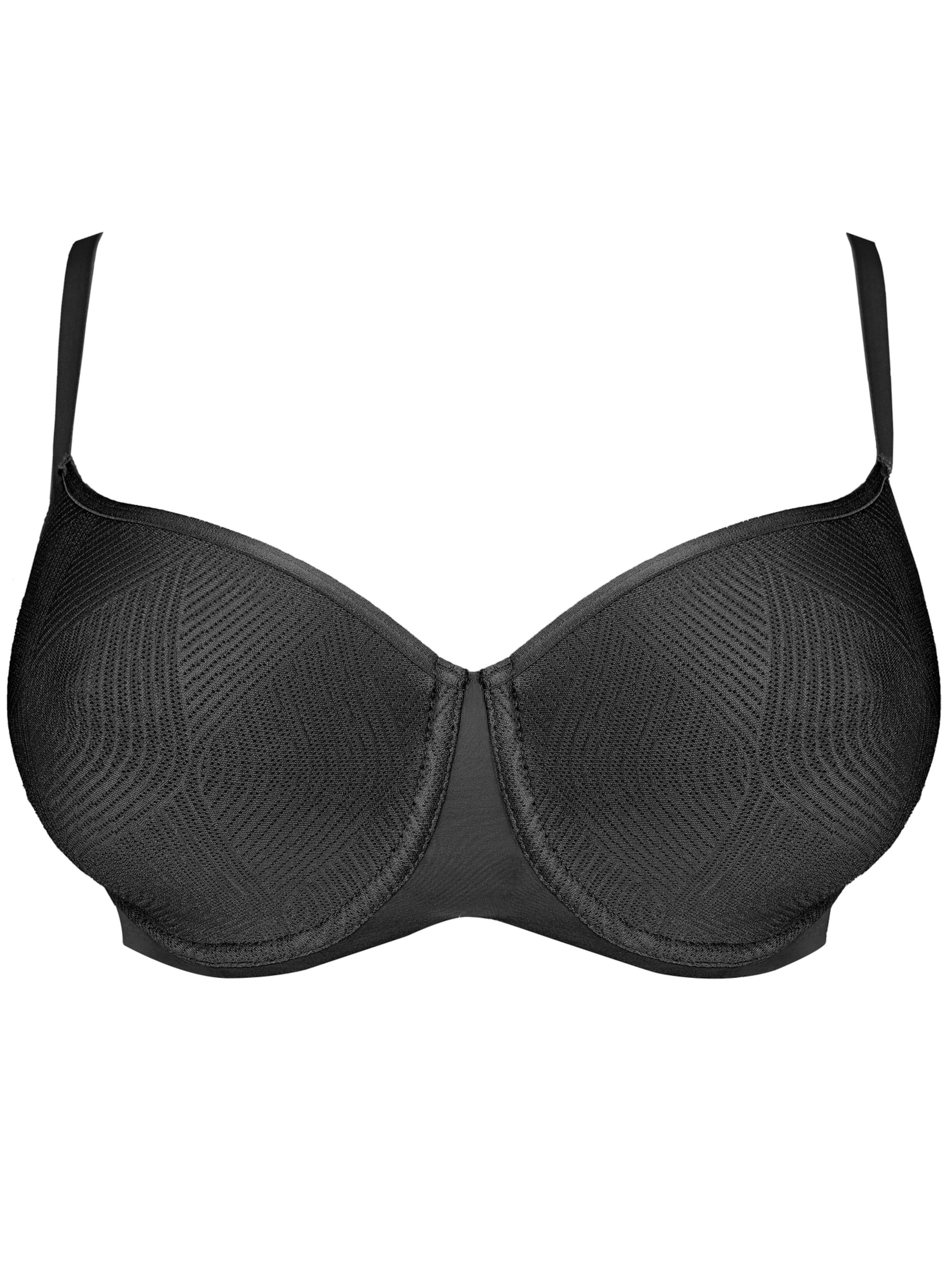 SugarShape T-Shirt BH 'Taya' in Schwarz: Vorderseite