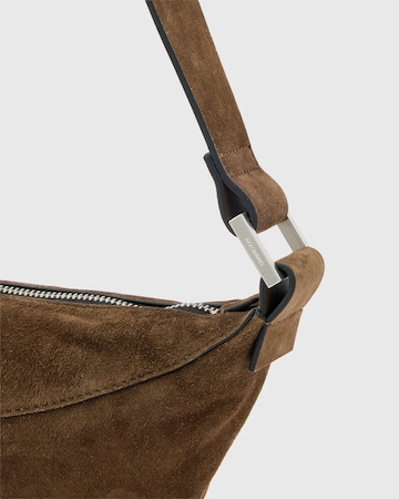 AllSaints - Bolso de hombro 'LUNA' en marrón