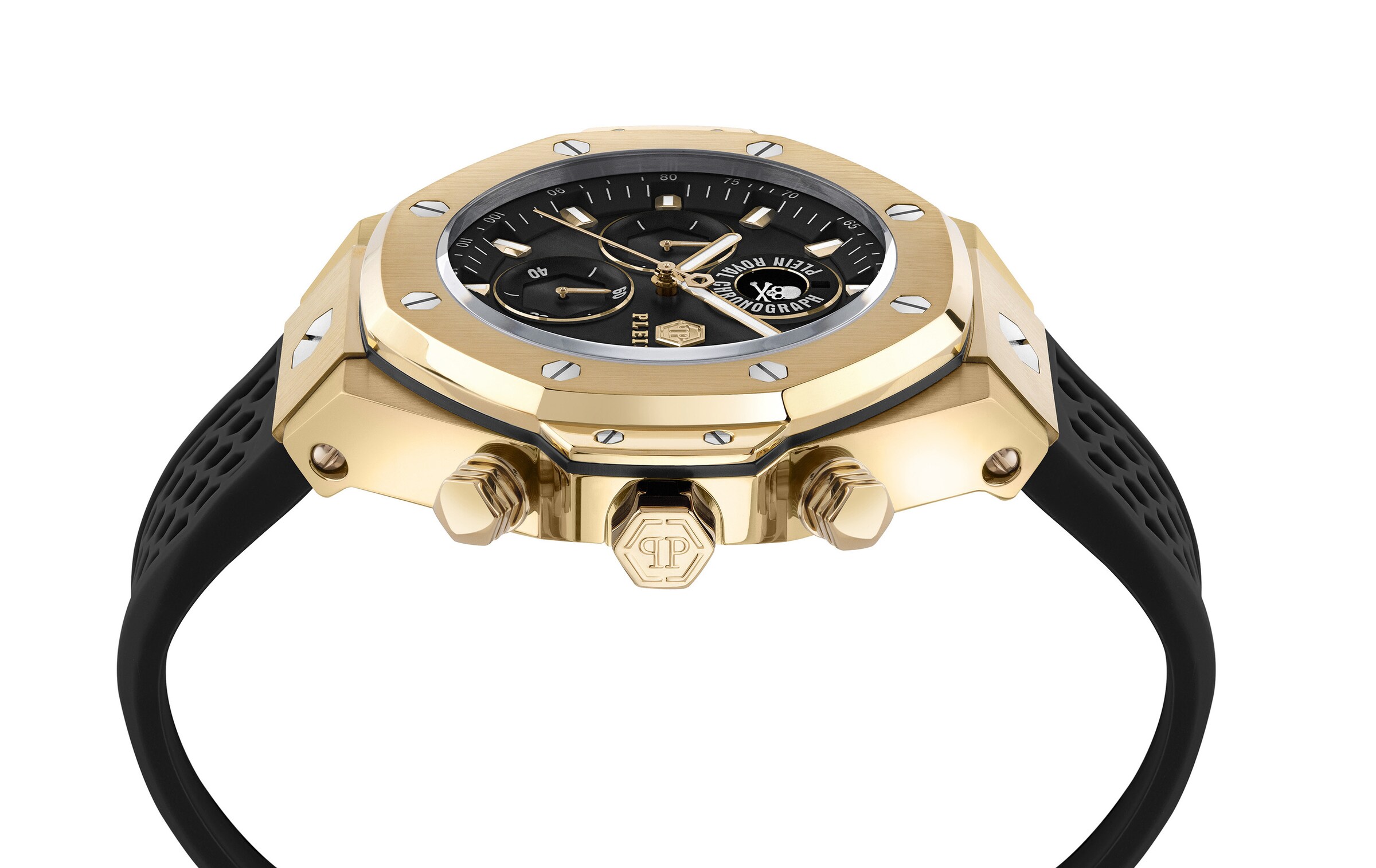 Orologio analogico 'Royal' di Philipp Plein Watches in nero