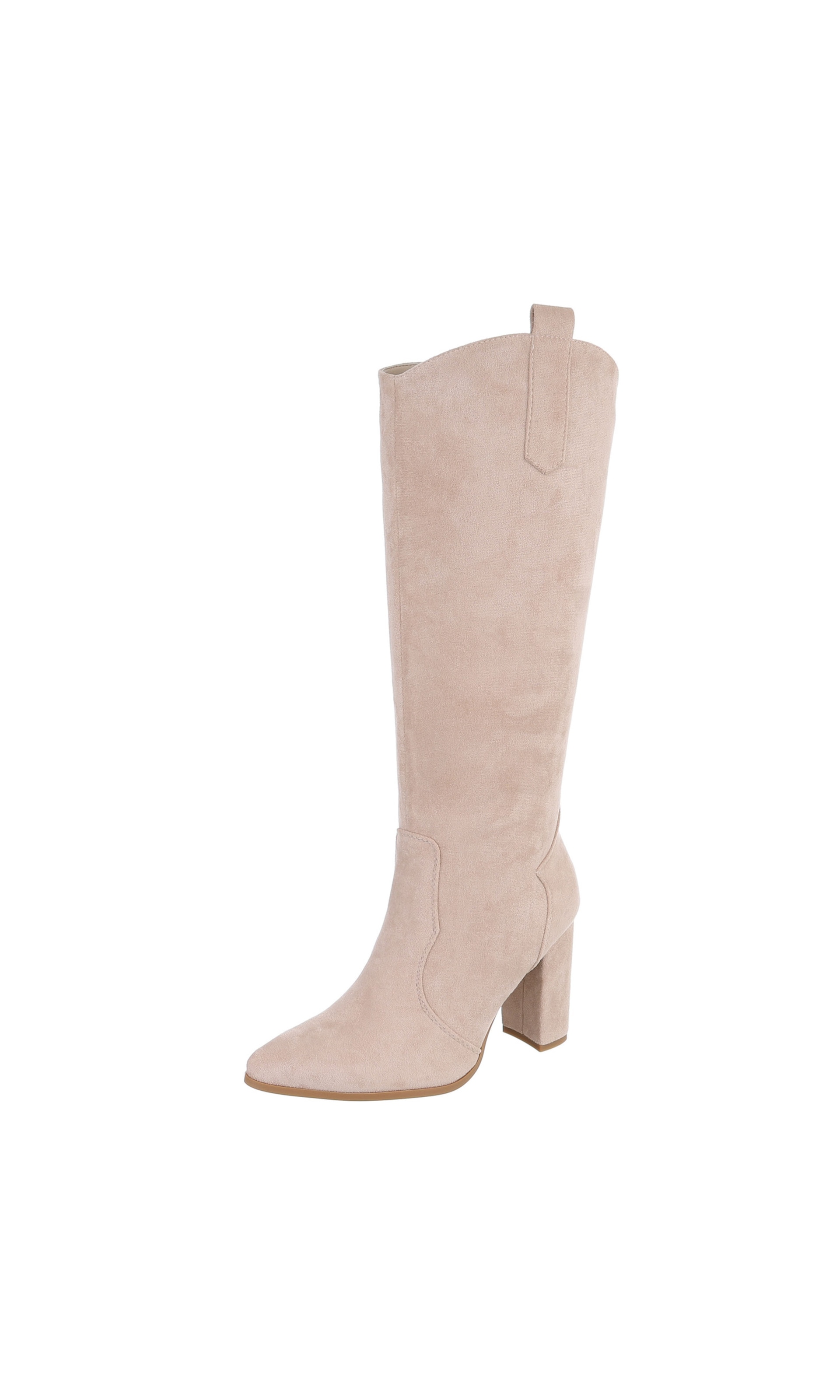 Ital-Design Boots in Beige: front