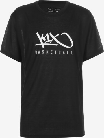 K1X Performance Shirt 'Hardwood' in Black: front