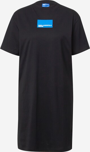 KARL LAGERFELD JEANS Kleid in himmelblau / schwarz / weiß, Produktansicht