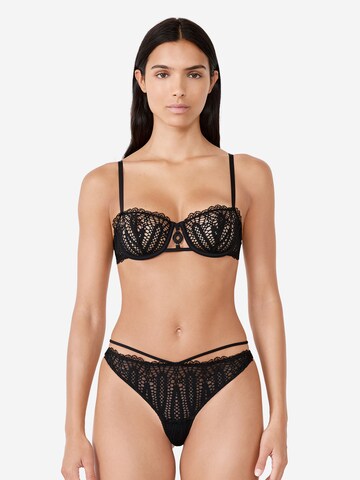 Balconcino Reggiseno 'Virtuose' di ETAM in nero
