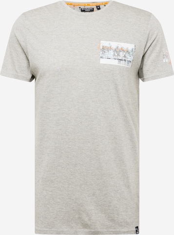 BRAVE SOUL T-shirt i grå: framsida