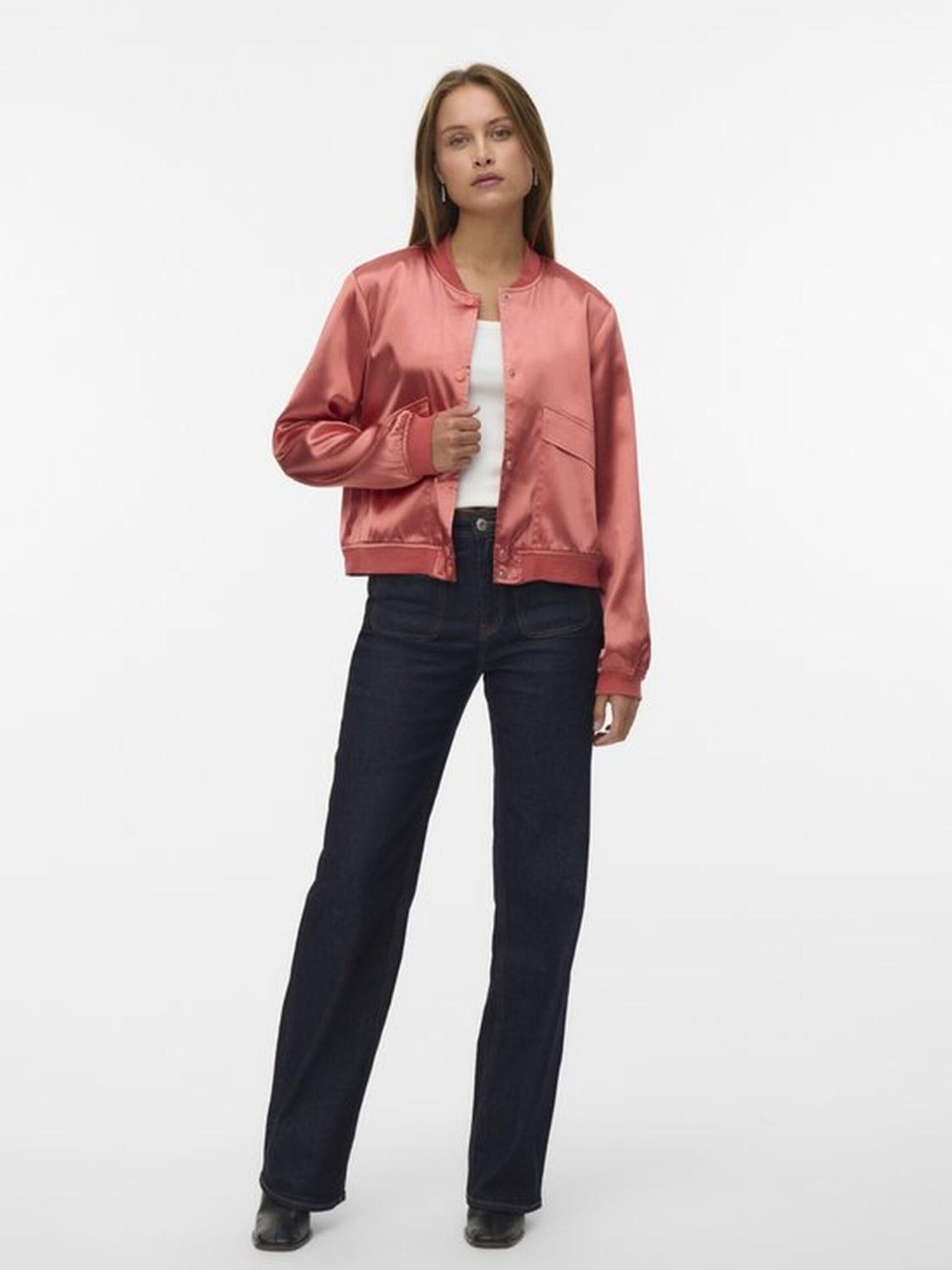 VERO MODA Between-season jacket in Red: front
