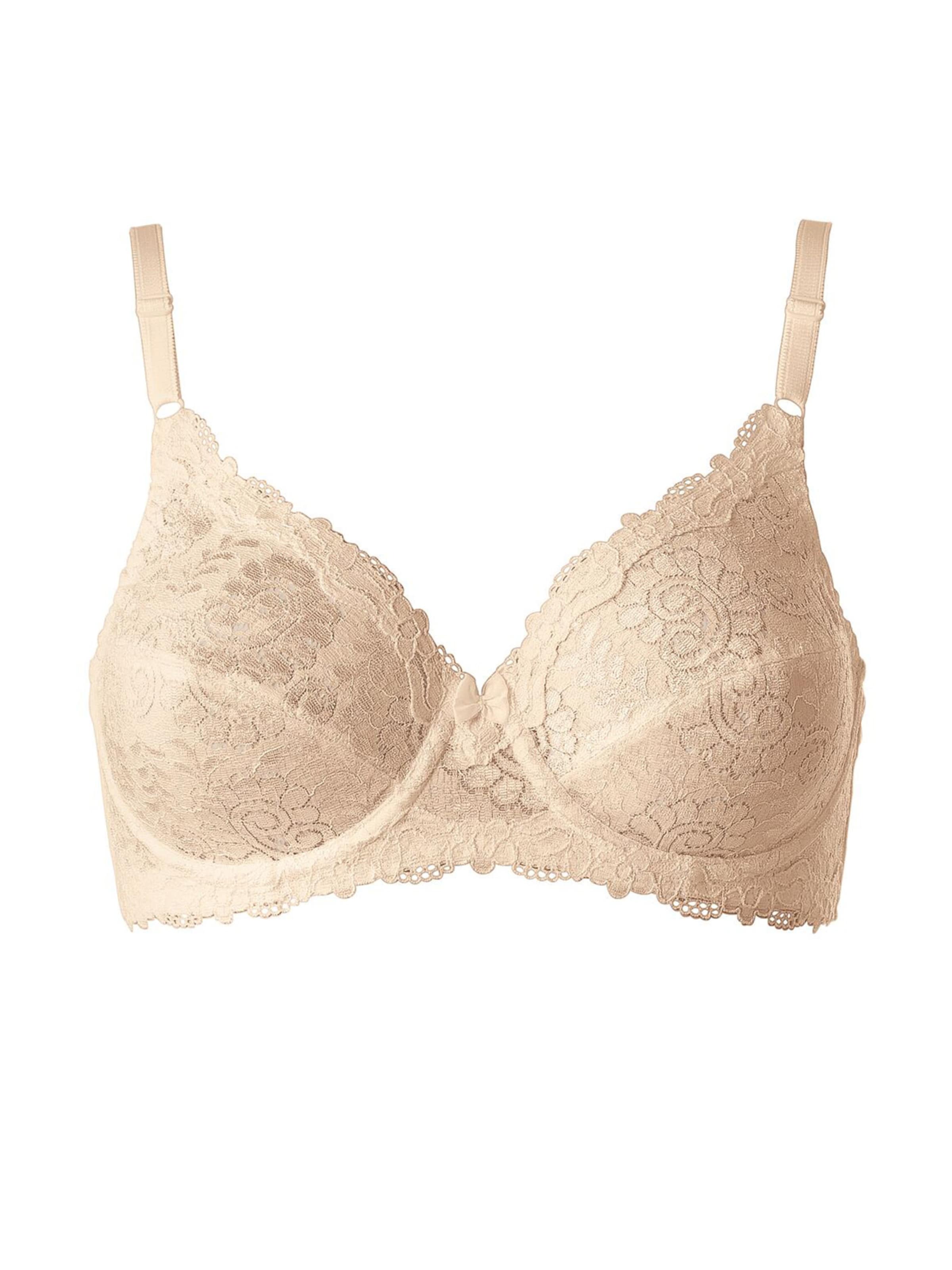 TRIUMPH Bra ' Compliment ' in Beige: front