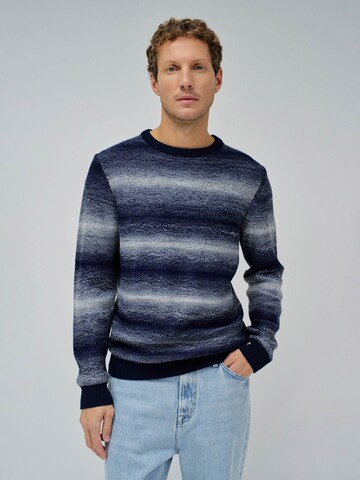 Salsa Jeans Trui in Blauw: voorkant