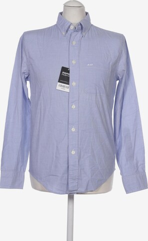 Abercrombie & Fitch Button Up Shirt in XS in Blue: front