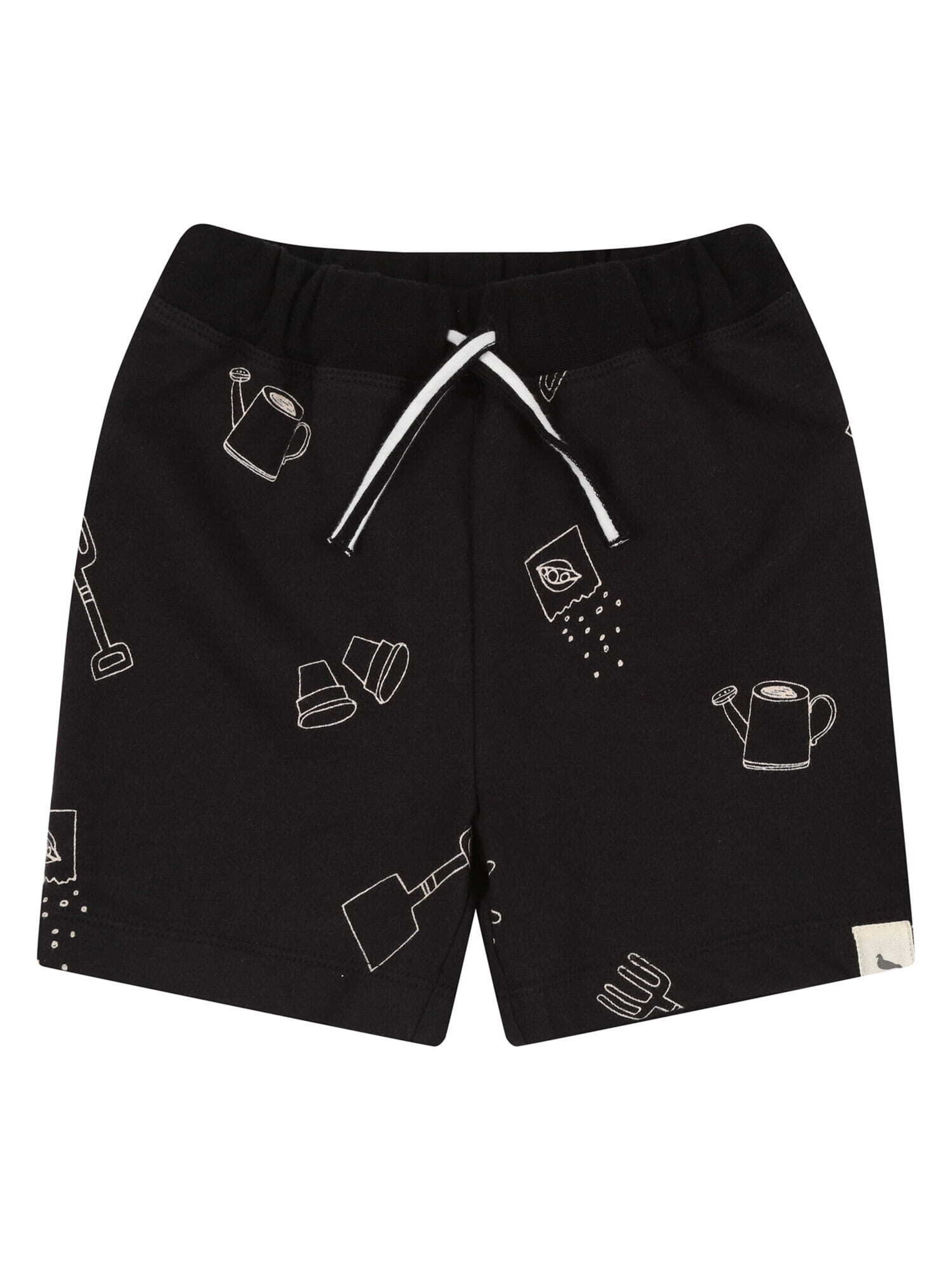 Regular Pantalon 'Garten' Turtledove London en noir : devant