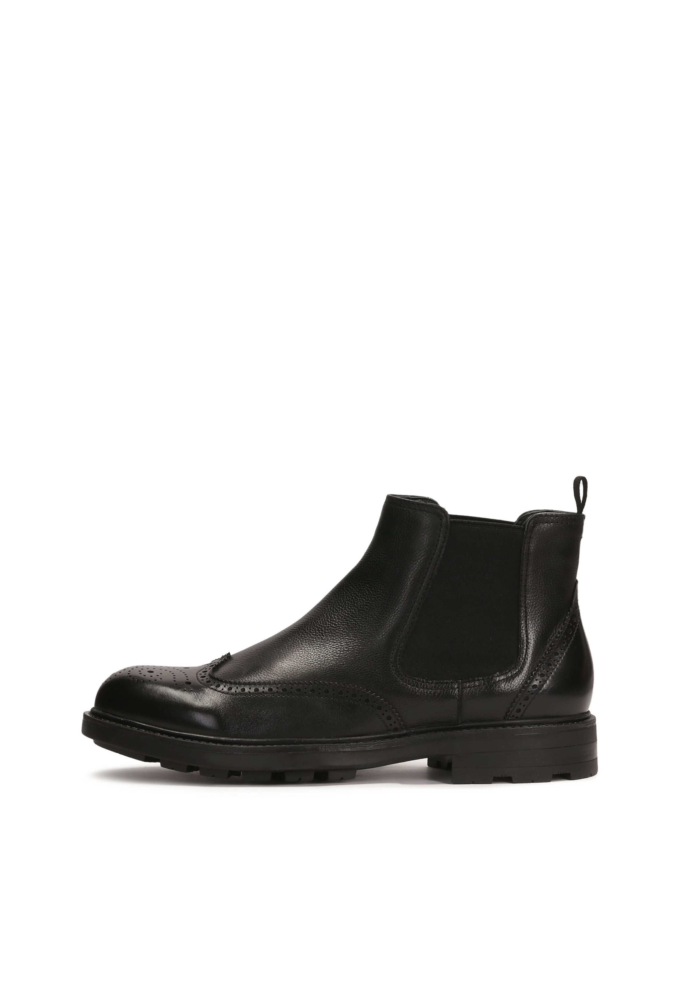 Kazar Chelsea boots i svart: framsida