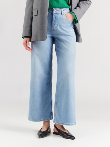 Wide Leg Jean Marc O'Polo en bleu : devant