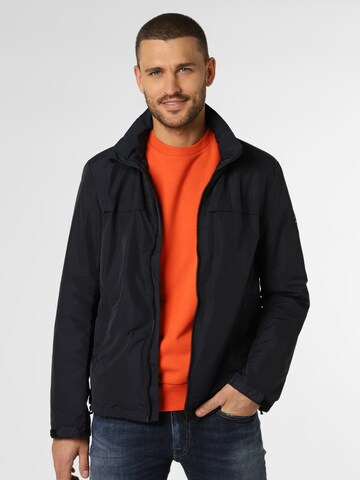 ECOALF Between-Season Jacket ' Benialf ' in Blue: front