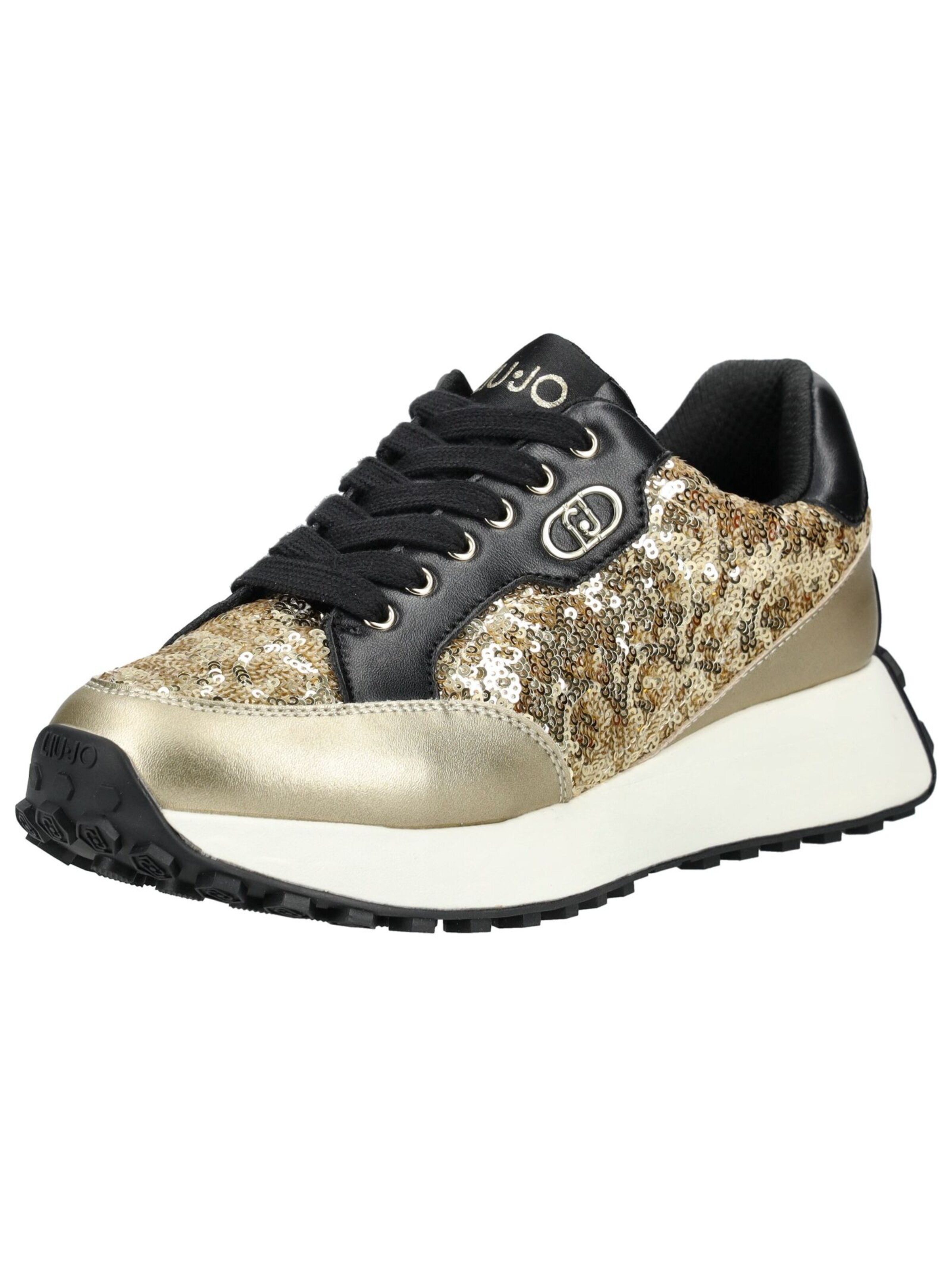 Liu Jo Sneakers laag in de kleur Goud / Zwart, Productweergave