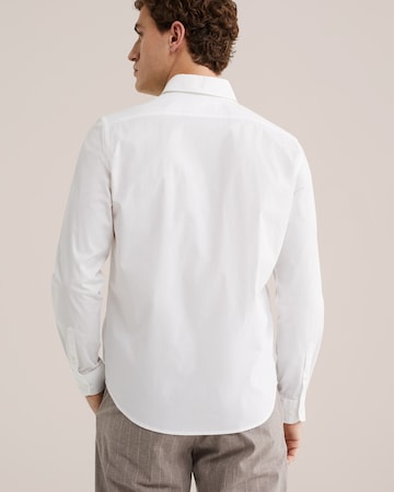 WE Fashion Regular Fit Hemd in Weiß