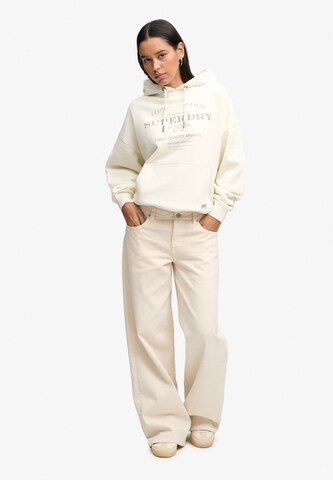 Sweat-shirt 'Luxe Casual' Superdry & Co en beige
