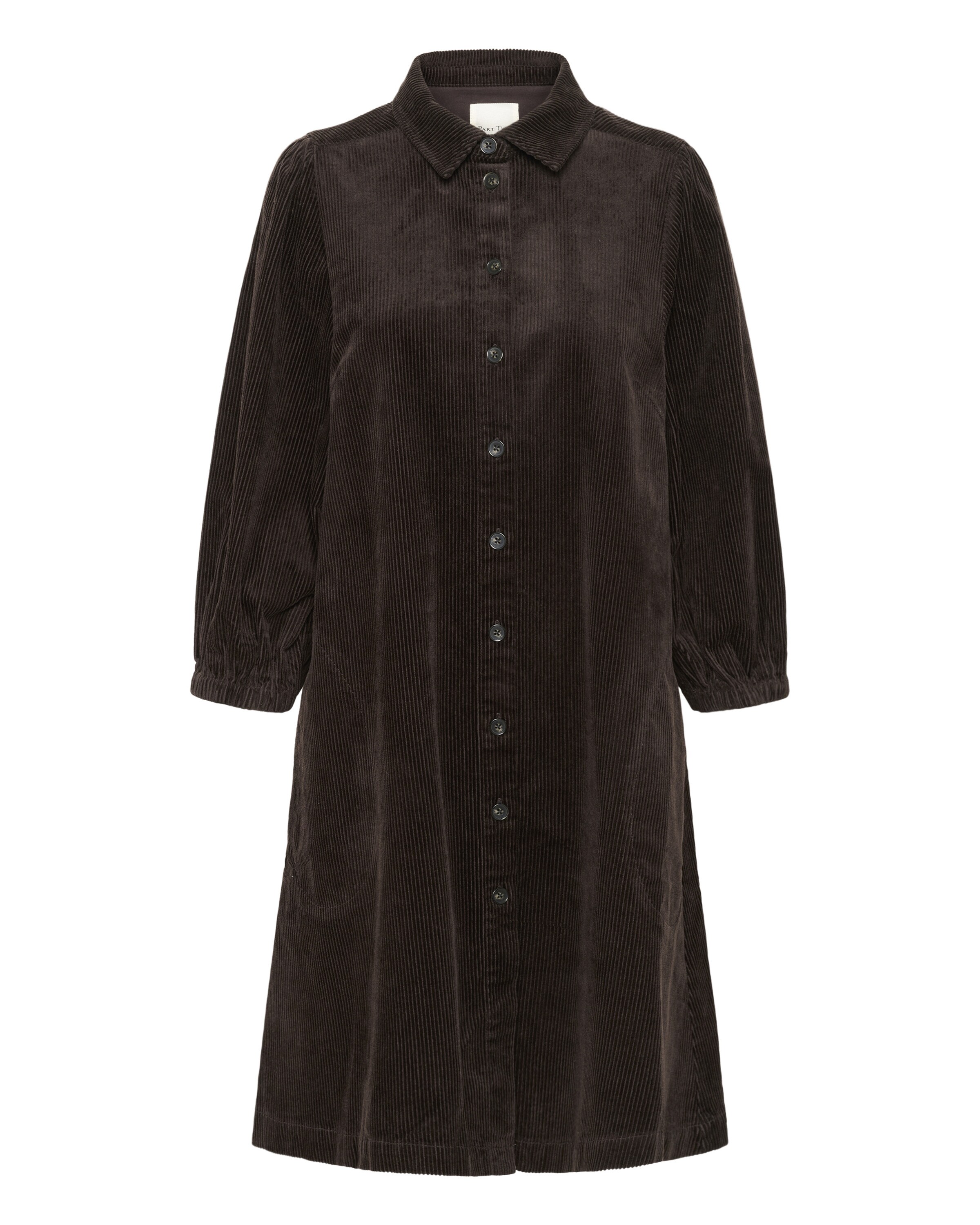Robe-chemise 'Eleina' Part Two en marron : devant