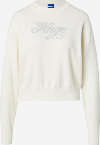 HUGO Neulepaita 'Slogix' värissä valkoinen: etupuoli