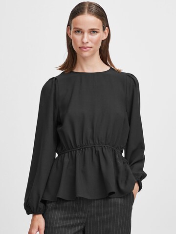 b.young - Blusa 'Haca' en negro: frente