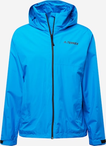 ADIDAS TERREX Outdoor jacket in Blue: front