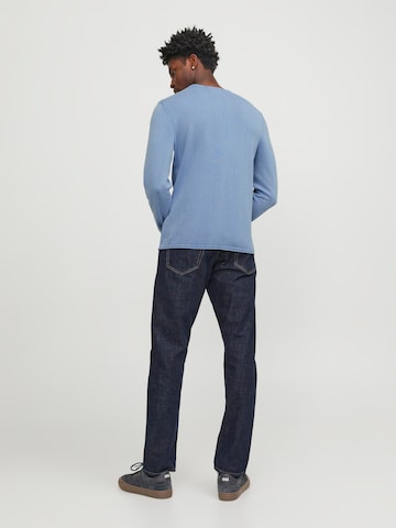 Coupe regular Pull-over 'Leo' JACK & JONES en bleu