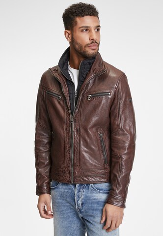 Gipsy Between-Season Jacket in Brown: front