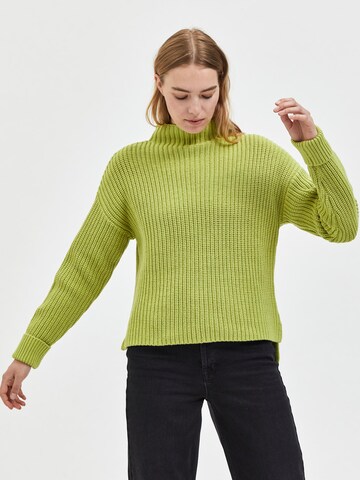 Pull-over 'Selma' SELECTED FEMME en vert