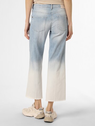 Cambio Wide Leg Jeans in Blau