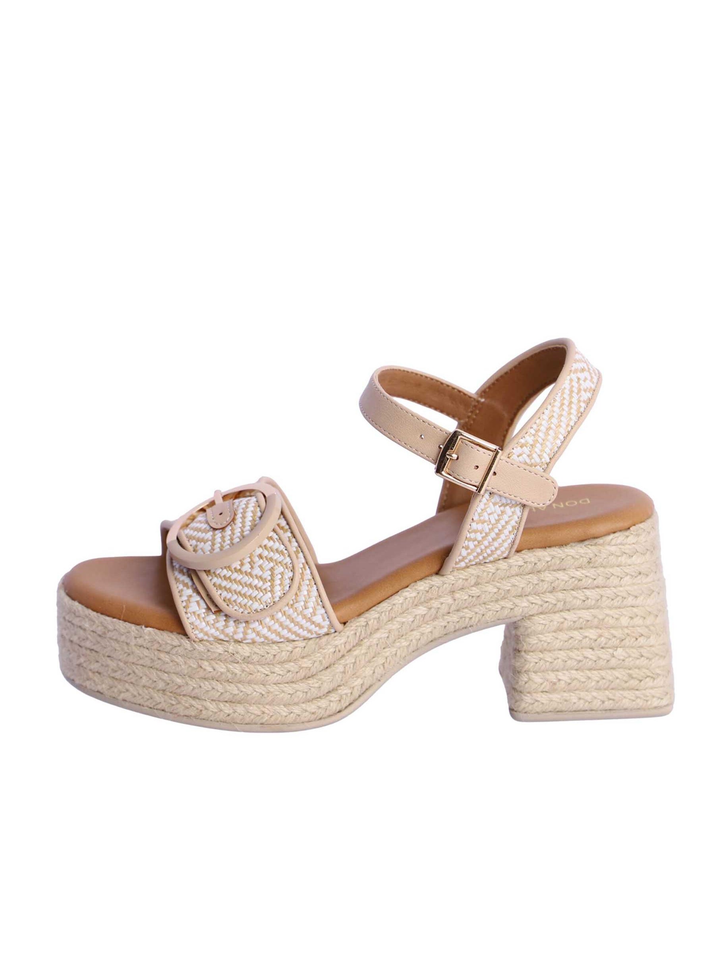 Don Algodon - Sandalias en beige: frente