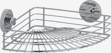 Wenko Wand-Eckregal 'Vacuum-Loc® Bari' in Silber: Vorderseite