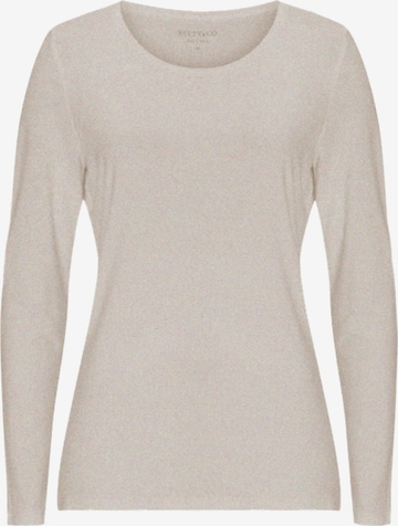 T-shirt Betty & Co en beige : devant