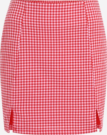 Nasty Gal Petite Skirt in Red: front