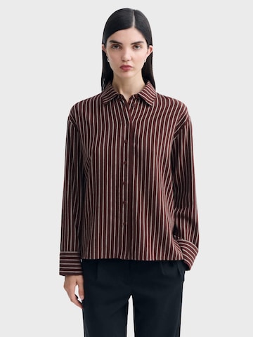 Thinking MU Blouse in Bruin: voorkant