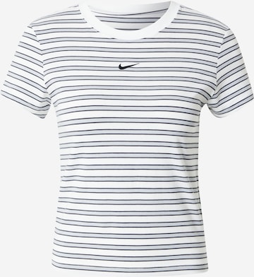 T-shirt Nike Sportswear en blanc : devant