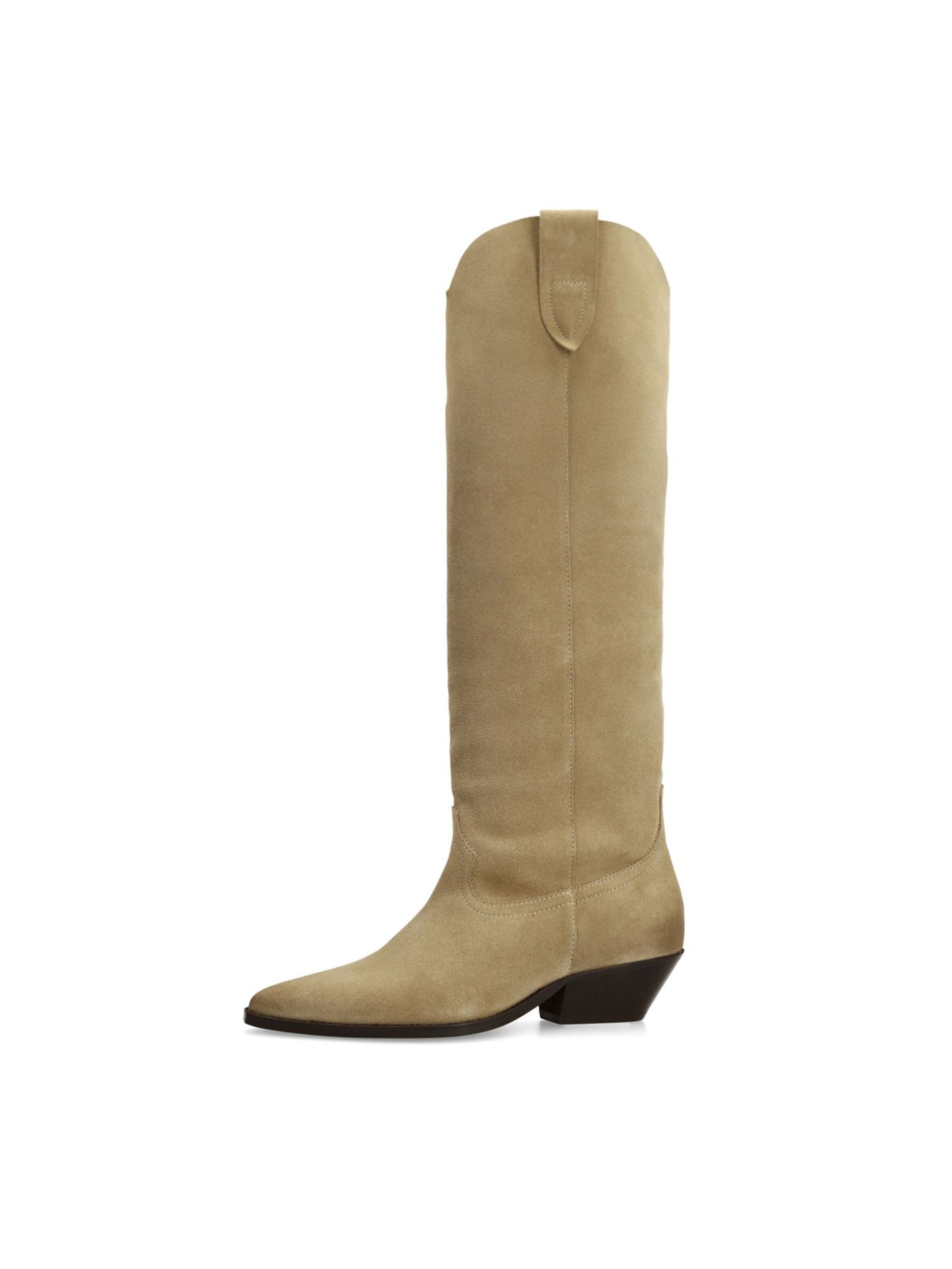Bottes de cowboy SACHA en beige : devant