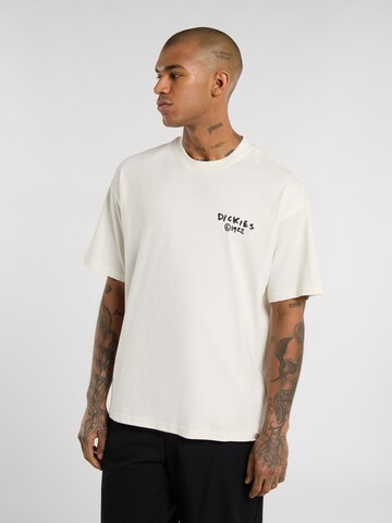 DICKIES T-shirt 'Sneedville' i vit: framsida
