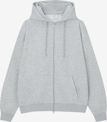 Giacca di felpa di Pull&Bear in grigio: frontale