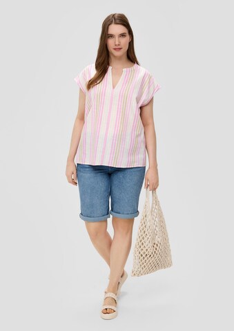 Chemisier s.Oliver Red Label Plus en rose