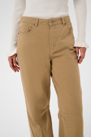 Kaffe Loosefit Broek in Beige