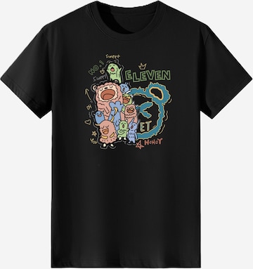T-shirt LapaPlus en noir : devant