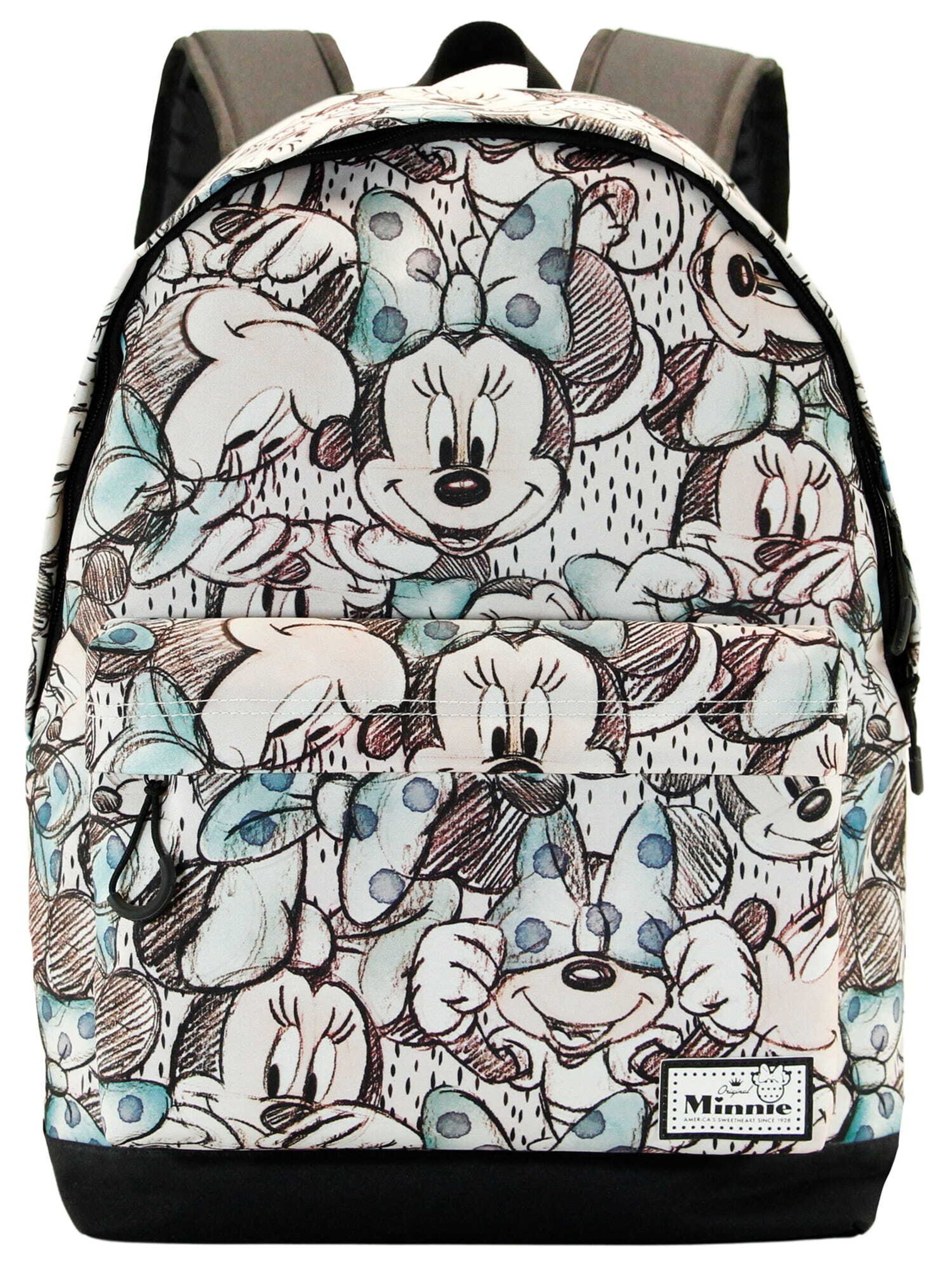 DISNEY Rucksack 'Minnie Mouse' in Grau: Vorderseite